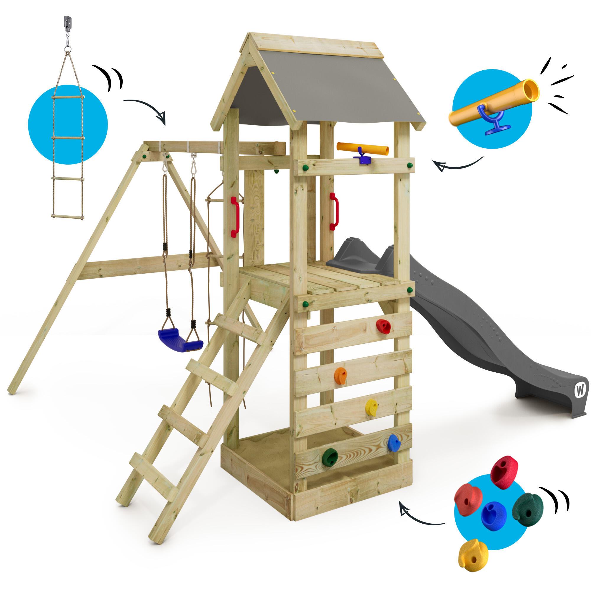 Parque infantil Wickey FreeFlyer 5/7