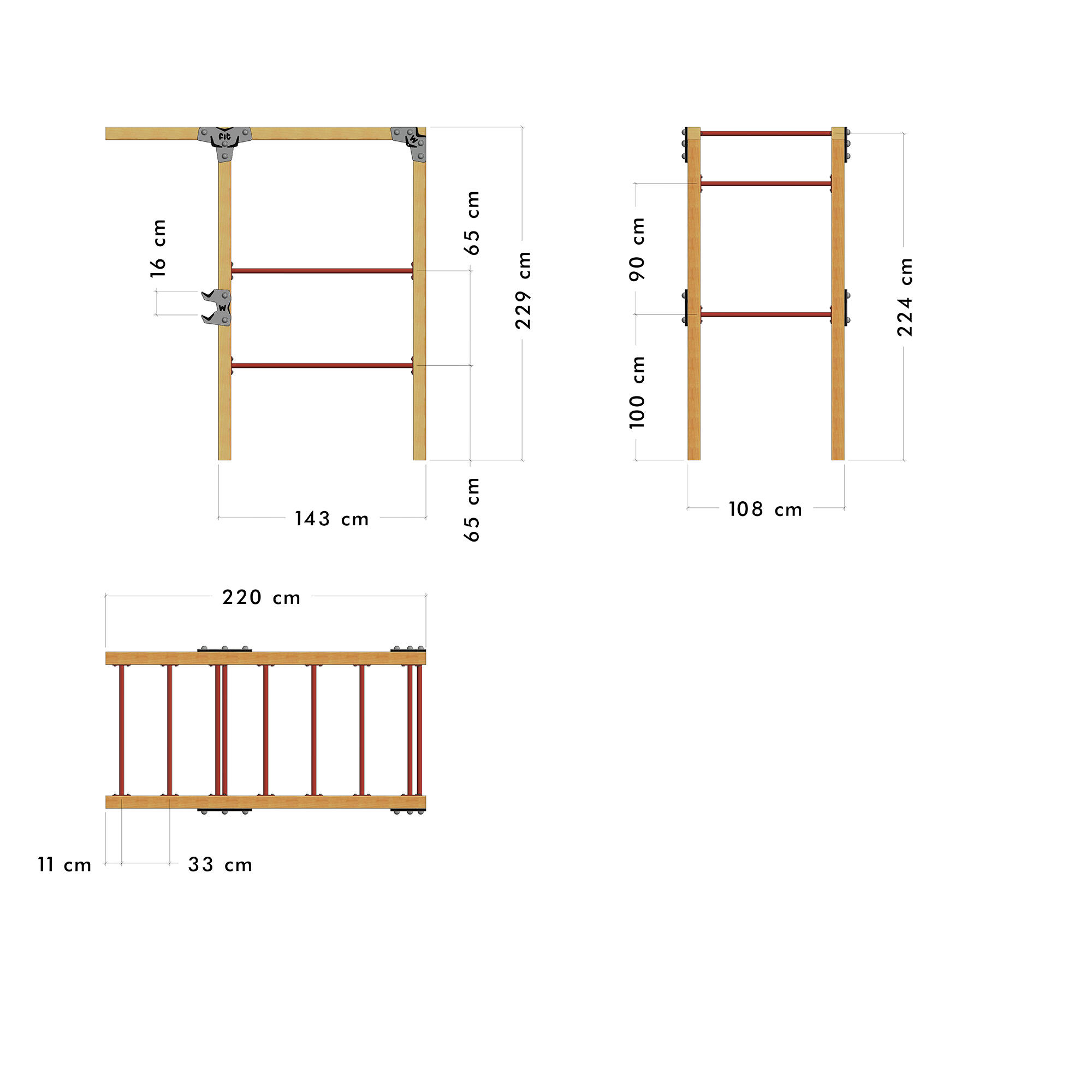 FIT Base 425 – Appareil de fitness d'extérieur 5/6