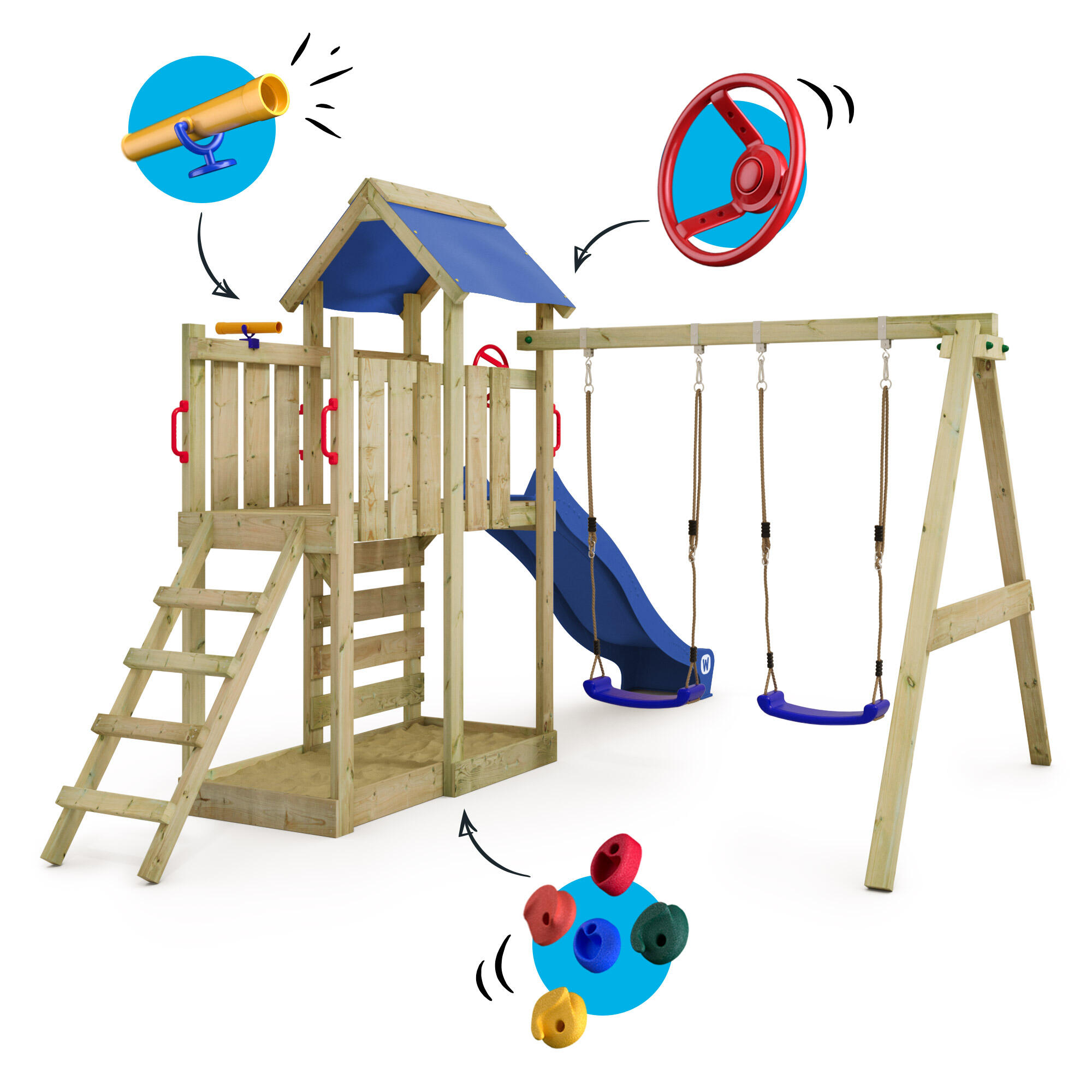 Parque infantil Wickey MultiFlyer 5/7