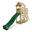 Spielturm Klettergerüst JoyFlyer mit Schaukel & grüner Rutsche WICKEY