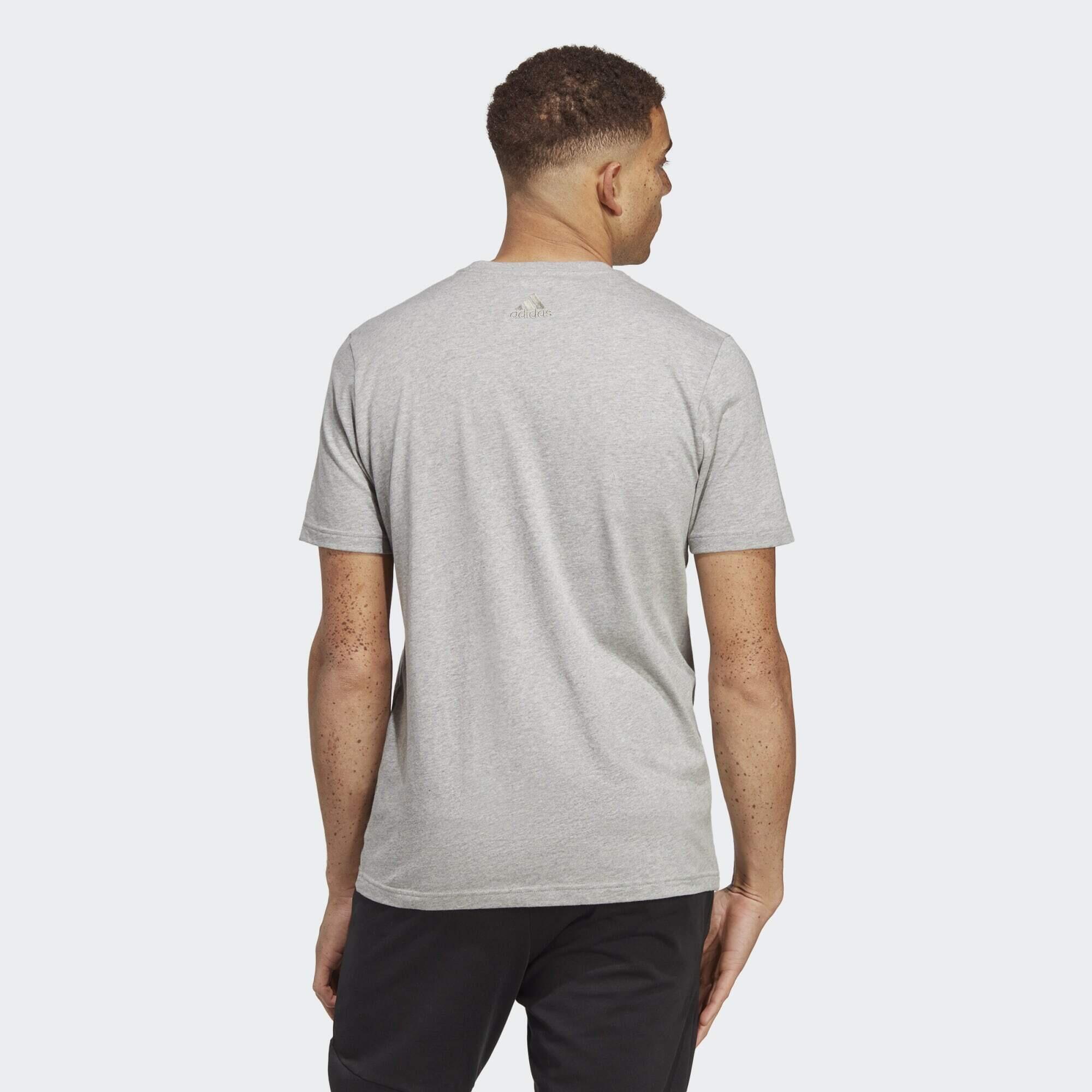 Essentials Single Jersey Linear Embroidered Logo Tee 3/5