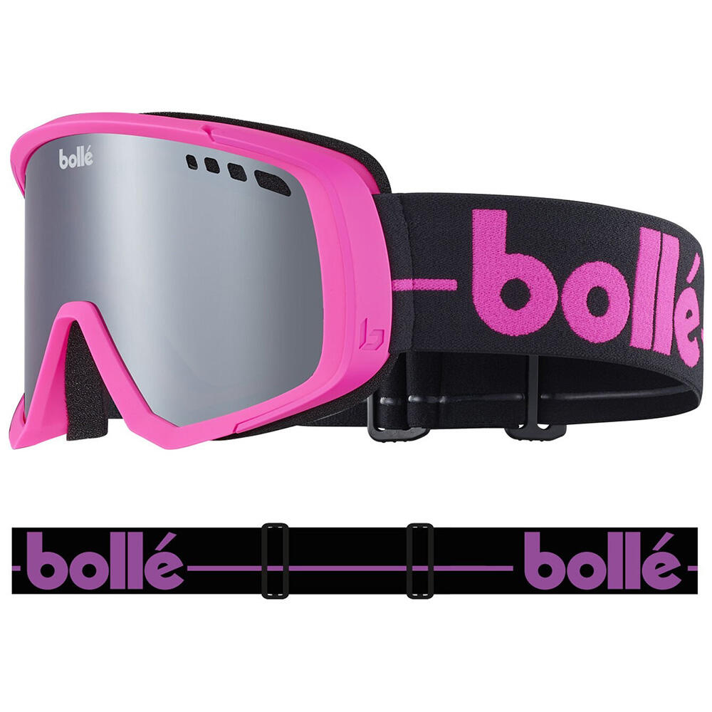 BOLLÉ MAMMOTH SNOW GOGGLES - Pink Heritage/Black Chrome