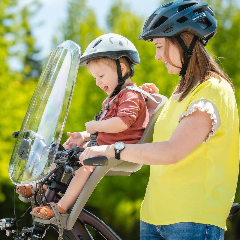 Siège avant pour vélo Bilby Junior + Noir