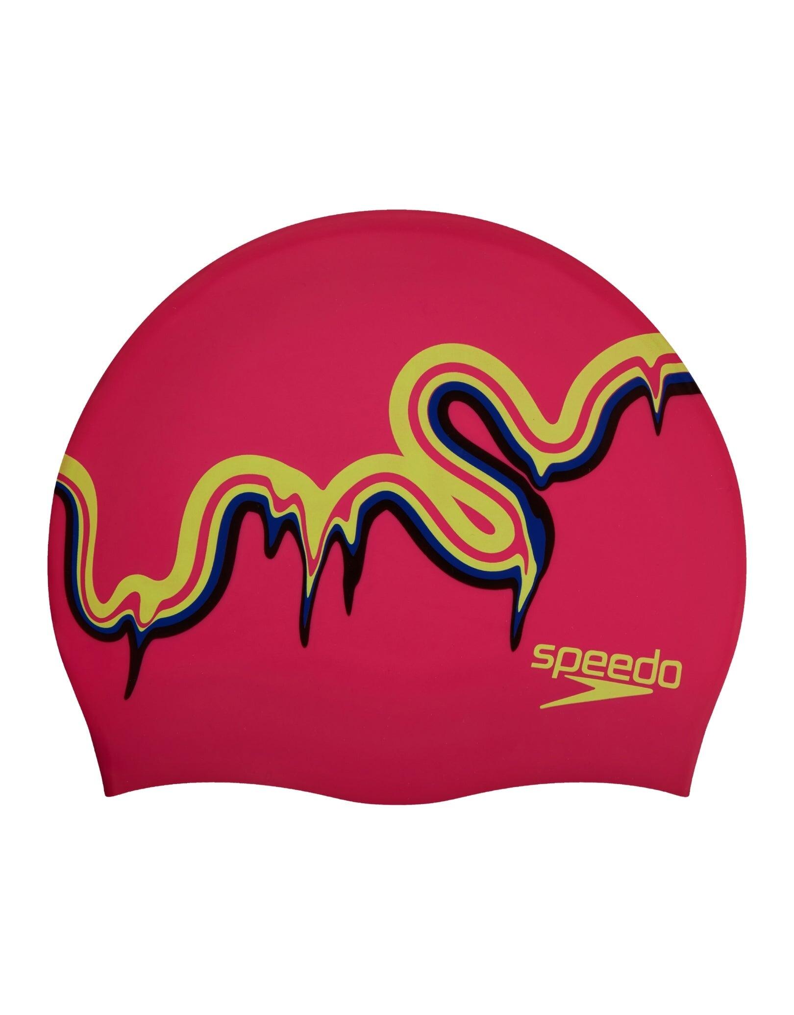 SPEEDO Speedo Junior Slogan Print Silicone Swim Cap