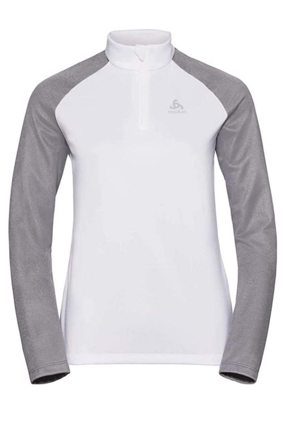 ODLO Odlo Damen Skirolli Midlayer Planches weiß/grau