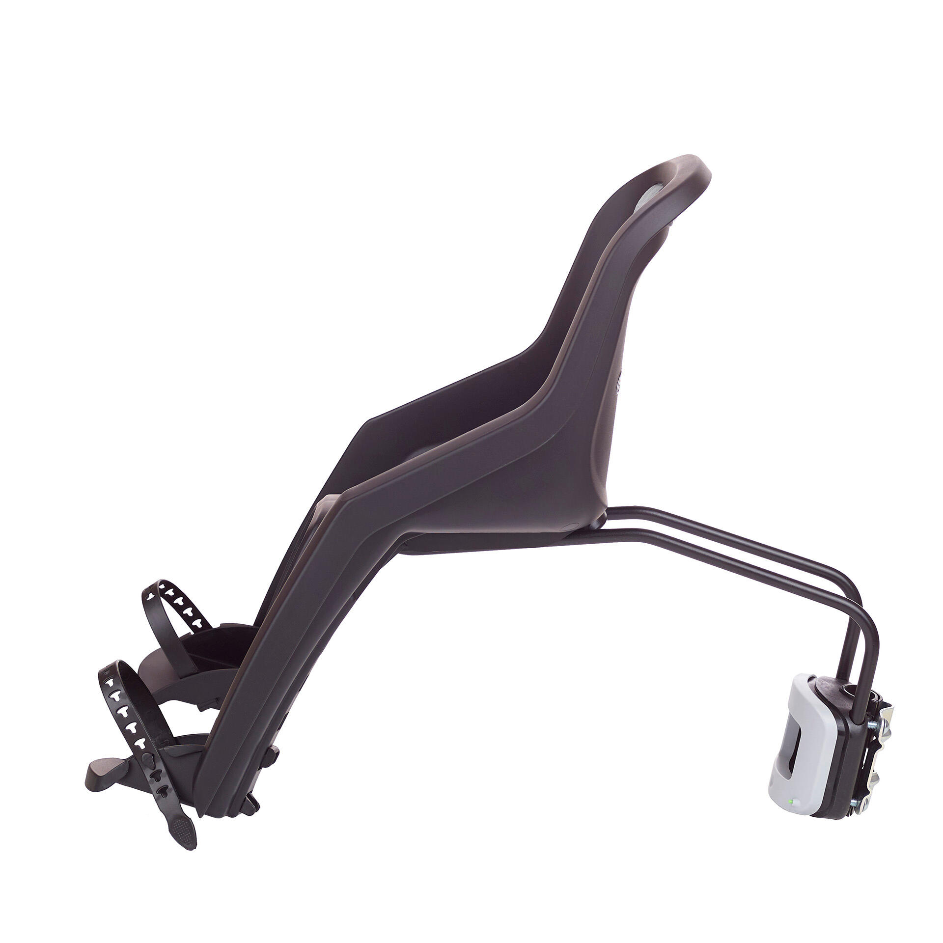 Siège Jeune Enfant Vélo Frontale Sur Cadre Bubbly Mini Plus Noir / Gris Foncé 2/6