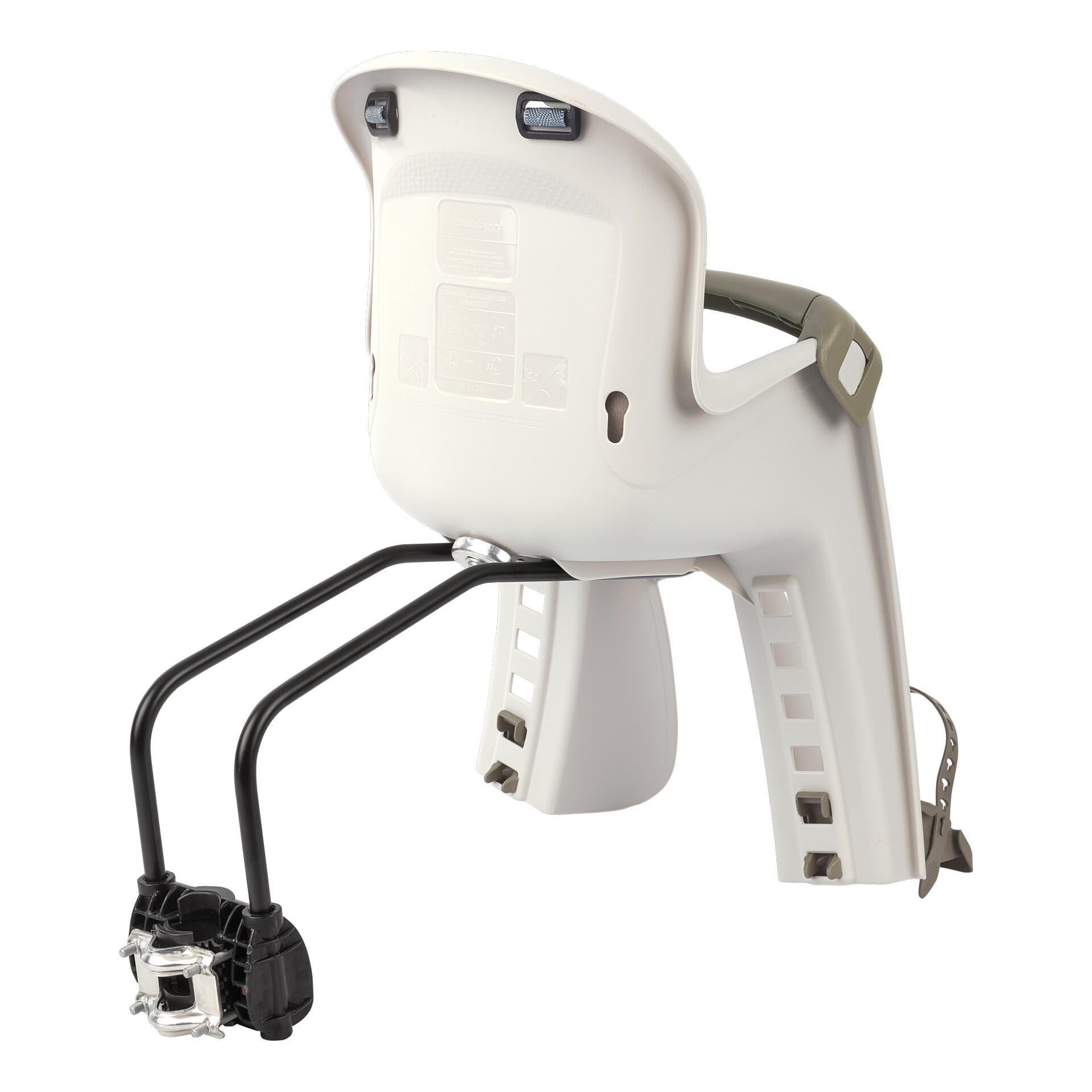Cadeira Bicicleta Fixação Frontal ao Quadro Bilby Bege 2/5
