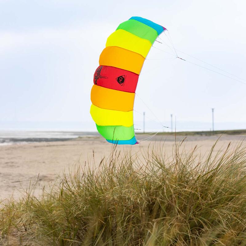 HQ-Kick 180 Single Skin Kite, Lenkmatte ab 10 Jahren, 63x180cm, flugfertig