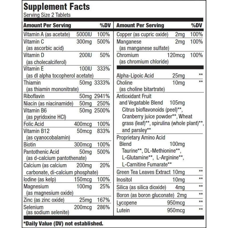 BioTech USA - Multivitamínico para Homens 60 comprimidos - Multivitamínico