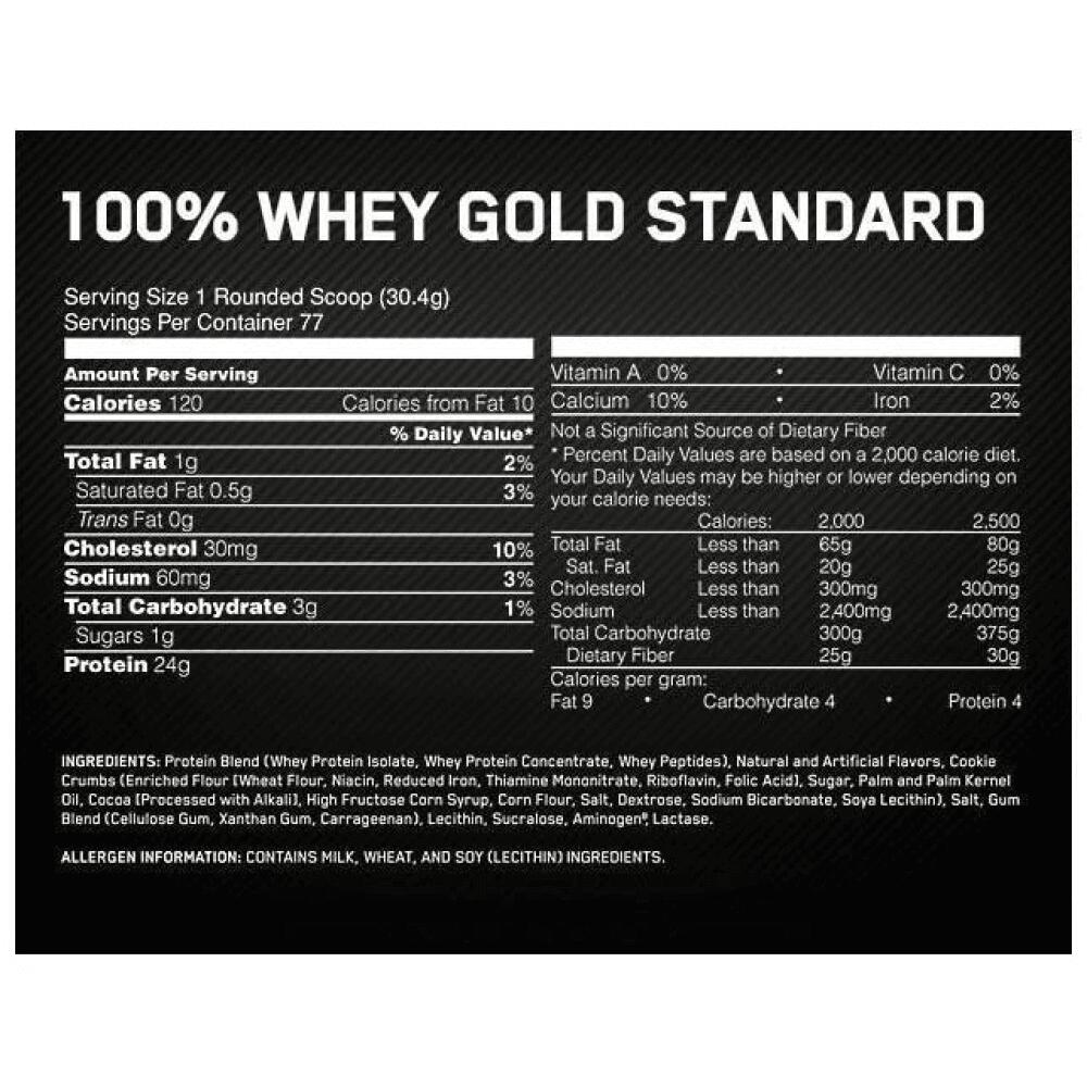 Optimum Nutrition 100% Whey Gold Standard (5lbs) Chocolate Mint - Eiweiße 2/3