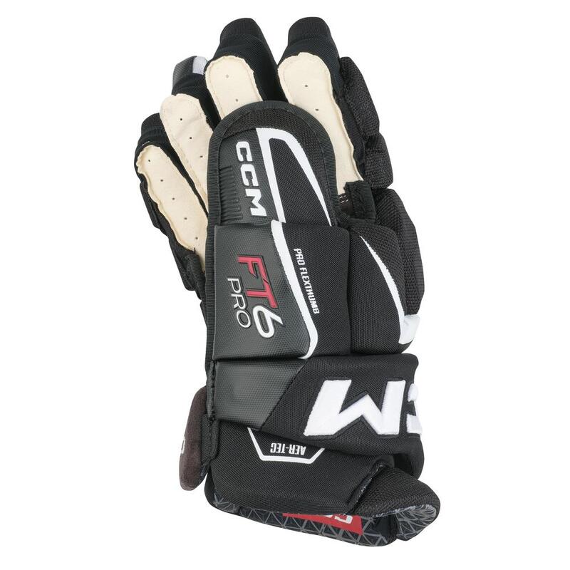 IJshockeyhandschoen Zwart/Wit Junioren CCM JETSPEED