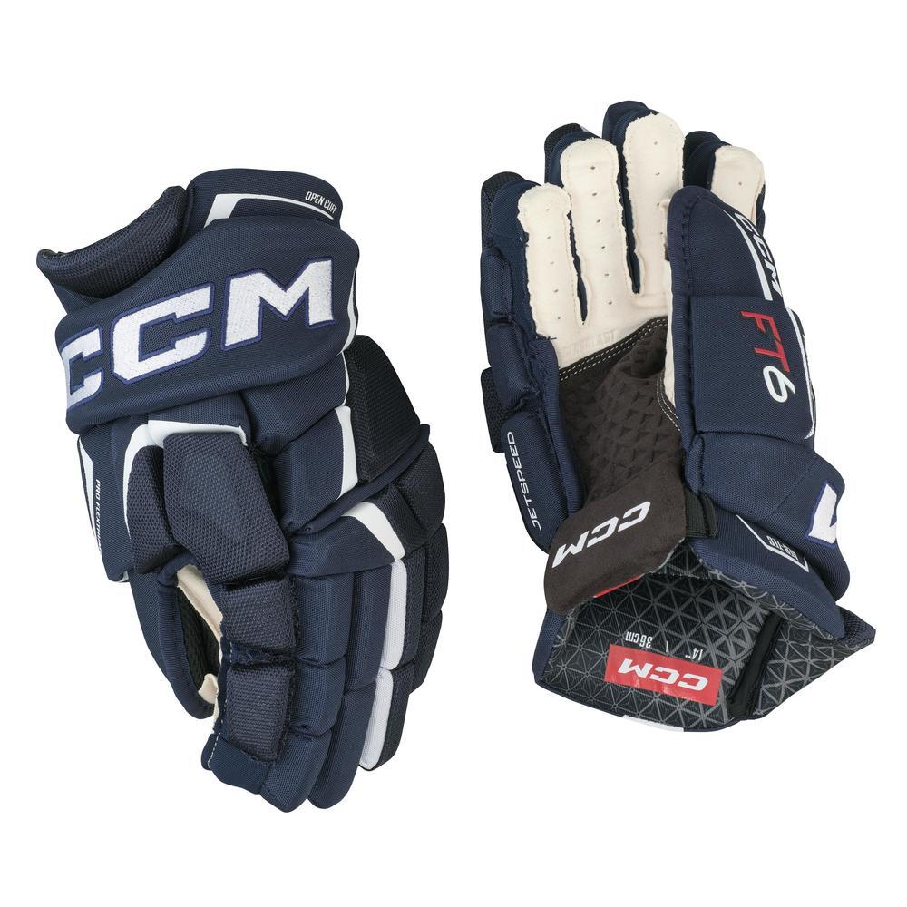 Gant de hockey sur glace Marine/Blanc Juniors CCM 2/3