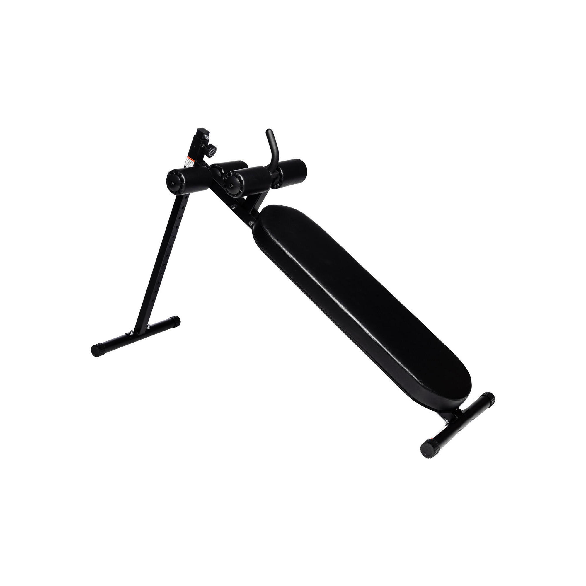 GORILLA SPORTS ADJUSTABLE ABDOMINAL BENCH BLACK | BODYBUILDING