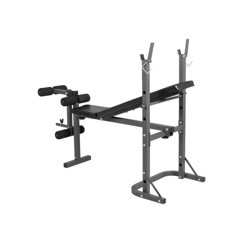 BANC DEVELOPPÉ COUCHÉ ET LEG PLIABLE | MUSCULATION | 25MM