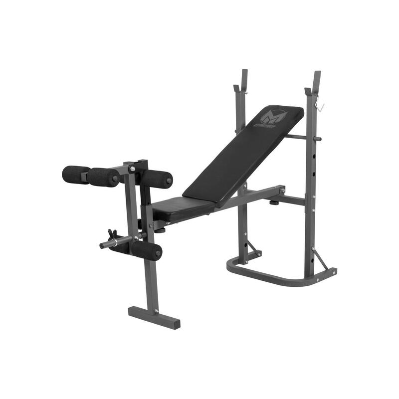 Gyronetics Halterbank - Fitnessbank - Met Leg Curl - Belastbaar tot 160 kg -