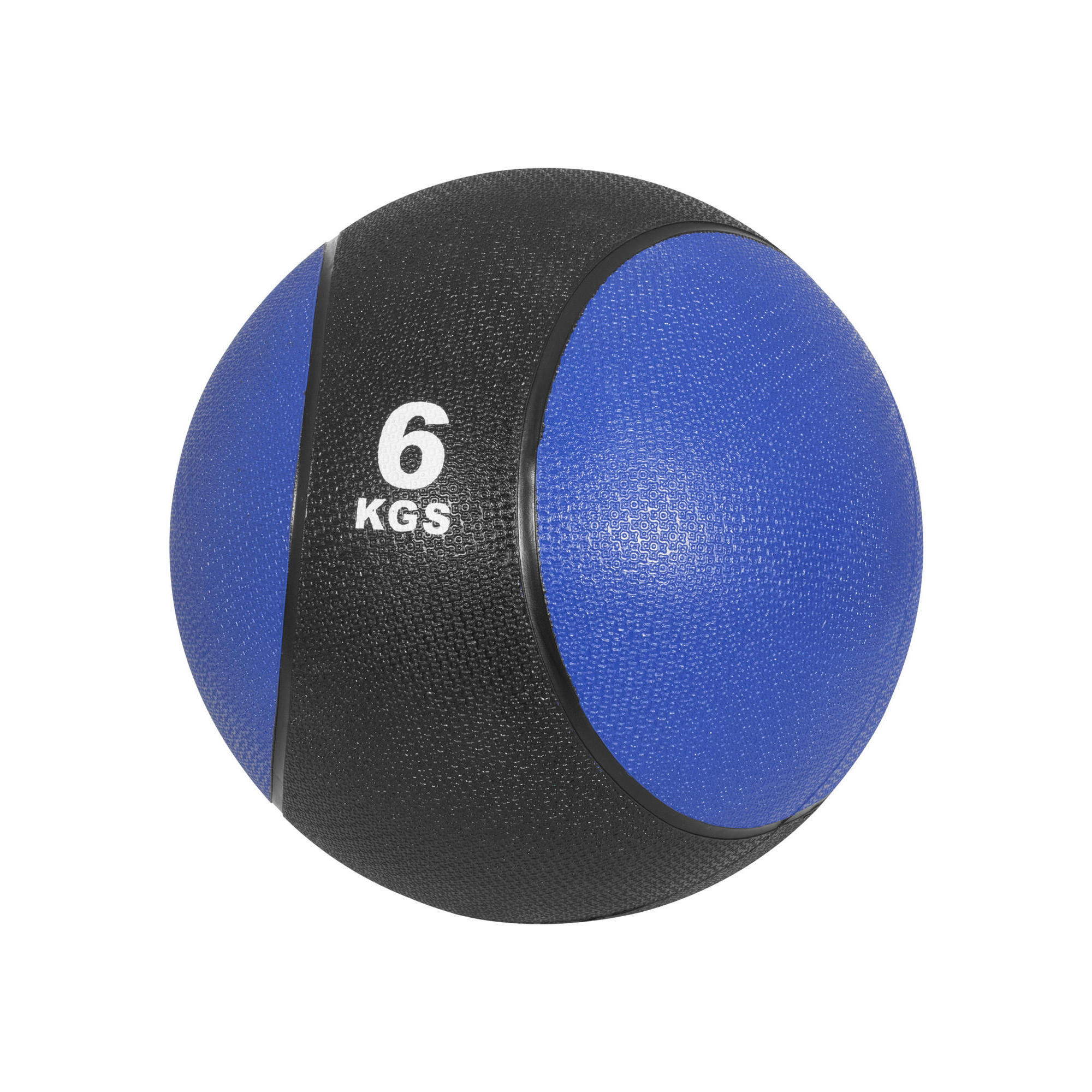 Gorilla Sports - Medecine Ball Caoutchouc | Musculation Et Coss Training | Au Choix De 1kg A 10kg - Médecine Ball - Bleu|noir - 6 Kg - Decathlon
