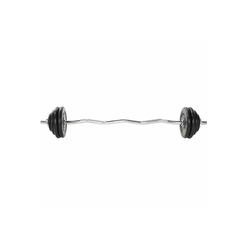 Set complet bara Z+ discuri cauciuc 35kg, Gorilla Sports
