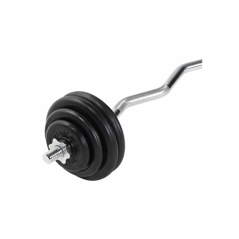 Set complet bara Z+ discuri cauciuc 35kg, Gorilla Sports