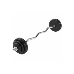 EZ-Curlset 35 kg - Rubber - Halter met gewichten -30 mm