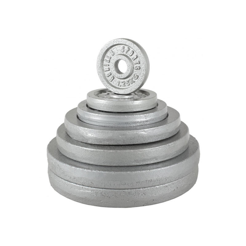 SZ-Curlset fontă 70 kg argint