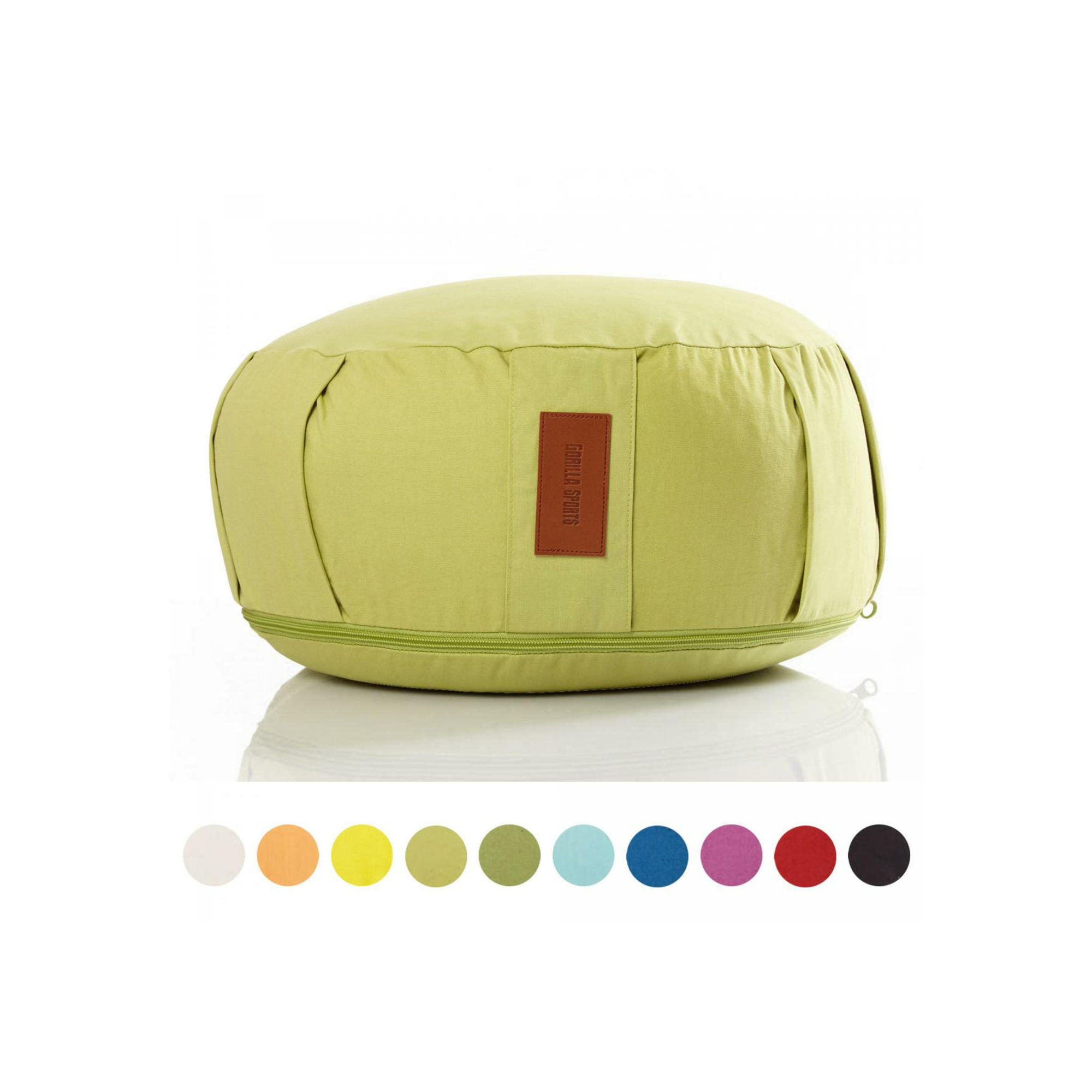 Gorilla Sports - Coussin De Méditation | Zafu | Accessoires De Yoga - Zafu - Vert - Taille Unique - Decathlon