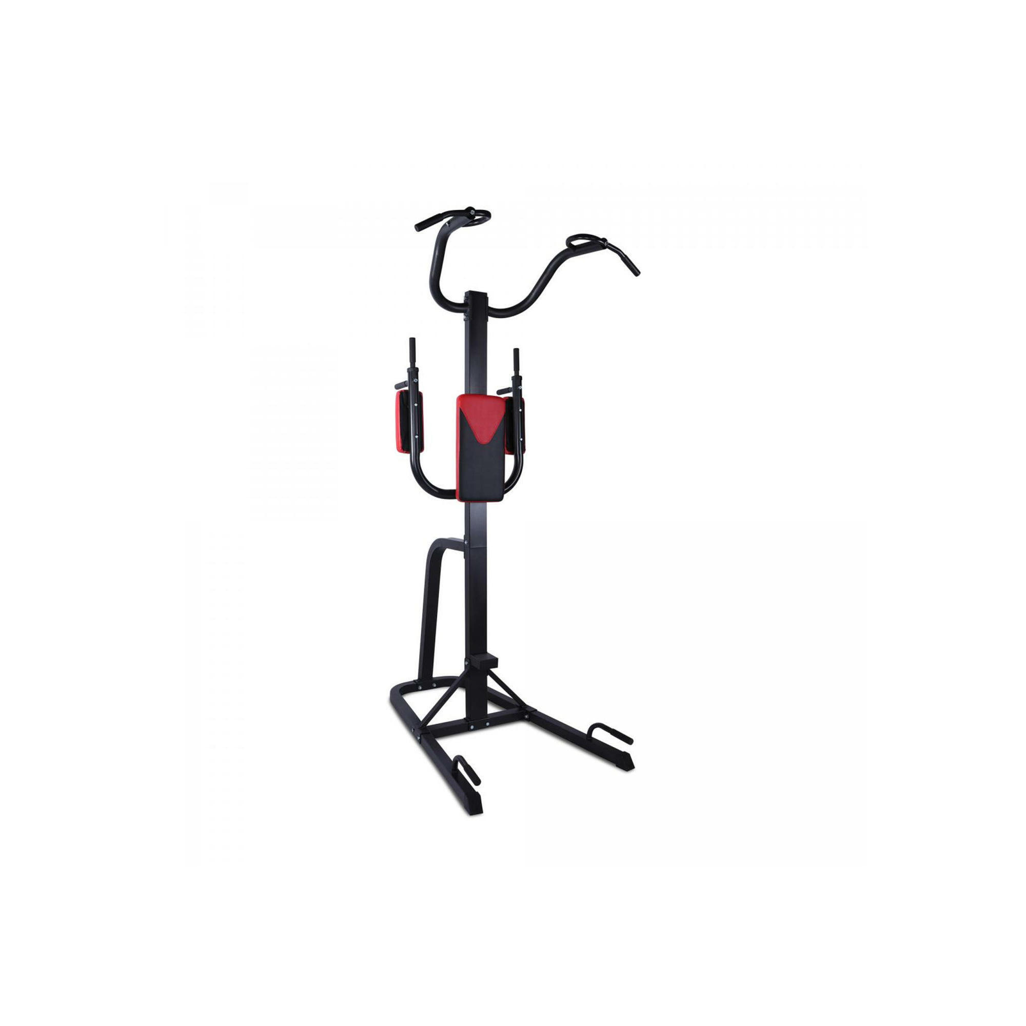 GORILLA SPORTS MULTIFUNCTIONAL TRACTION STATION BLACK RED | BODYBUILDING