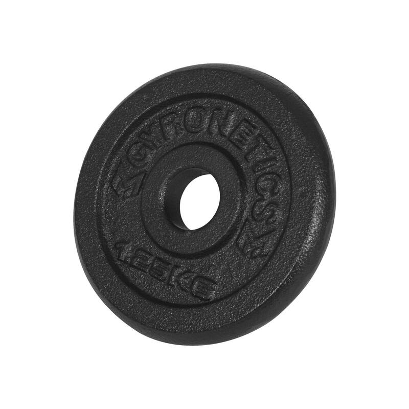 KIT D'HALTÈRES COURT 20KG AVEC DISQUES EN FONTE | MUSCULATION | 25MM 2