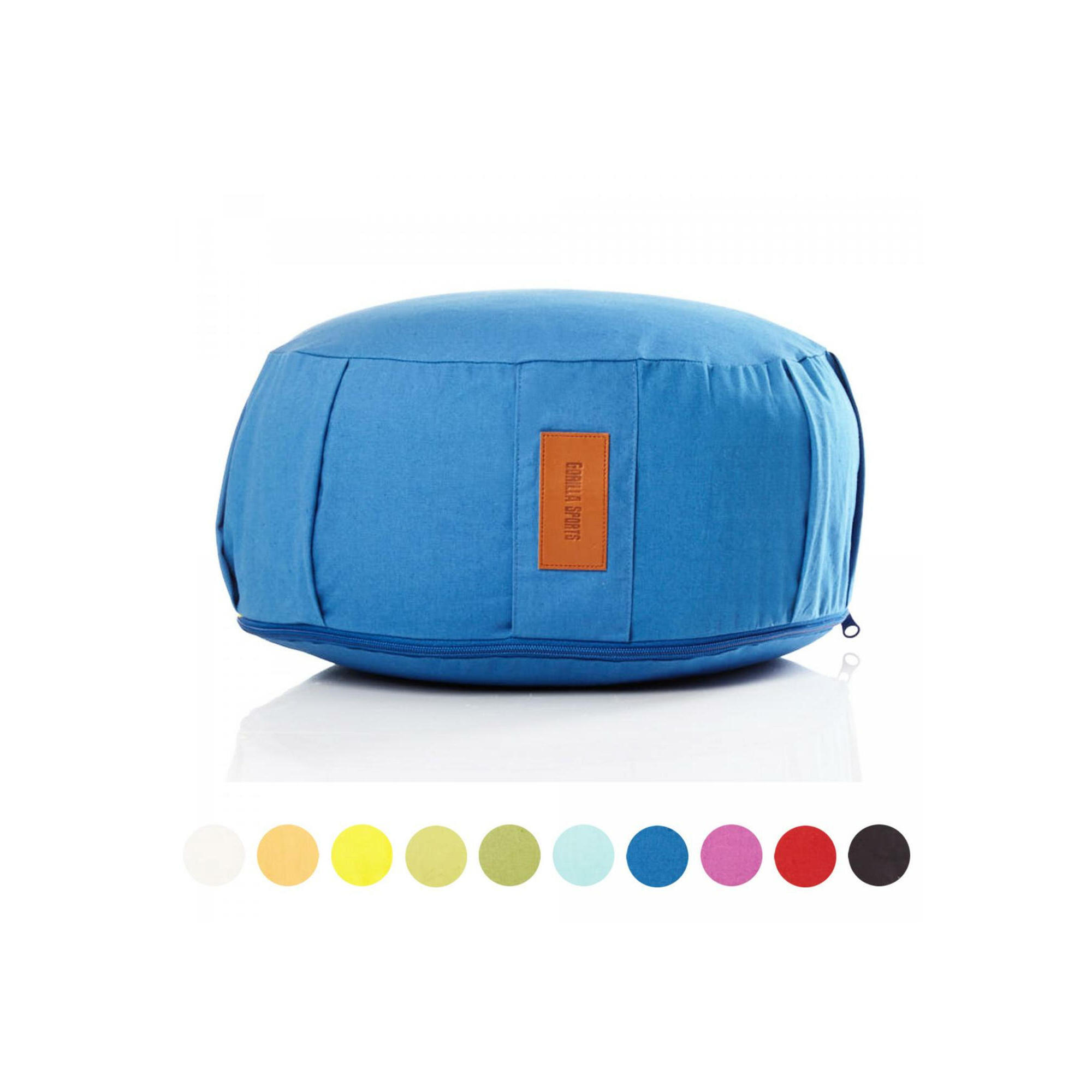 Gorilla Sports - Coussin De Méditation | Zafu | Accessoires De Yoga - Zafu - Bleu - Taille Unique - Decathlon