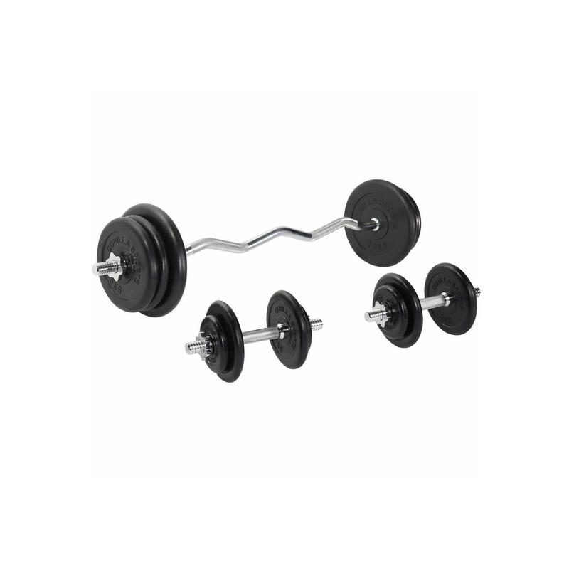 Set complet bara Z + discuri cauciuc 70kg