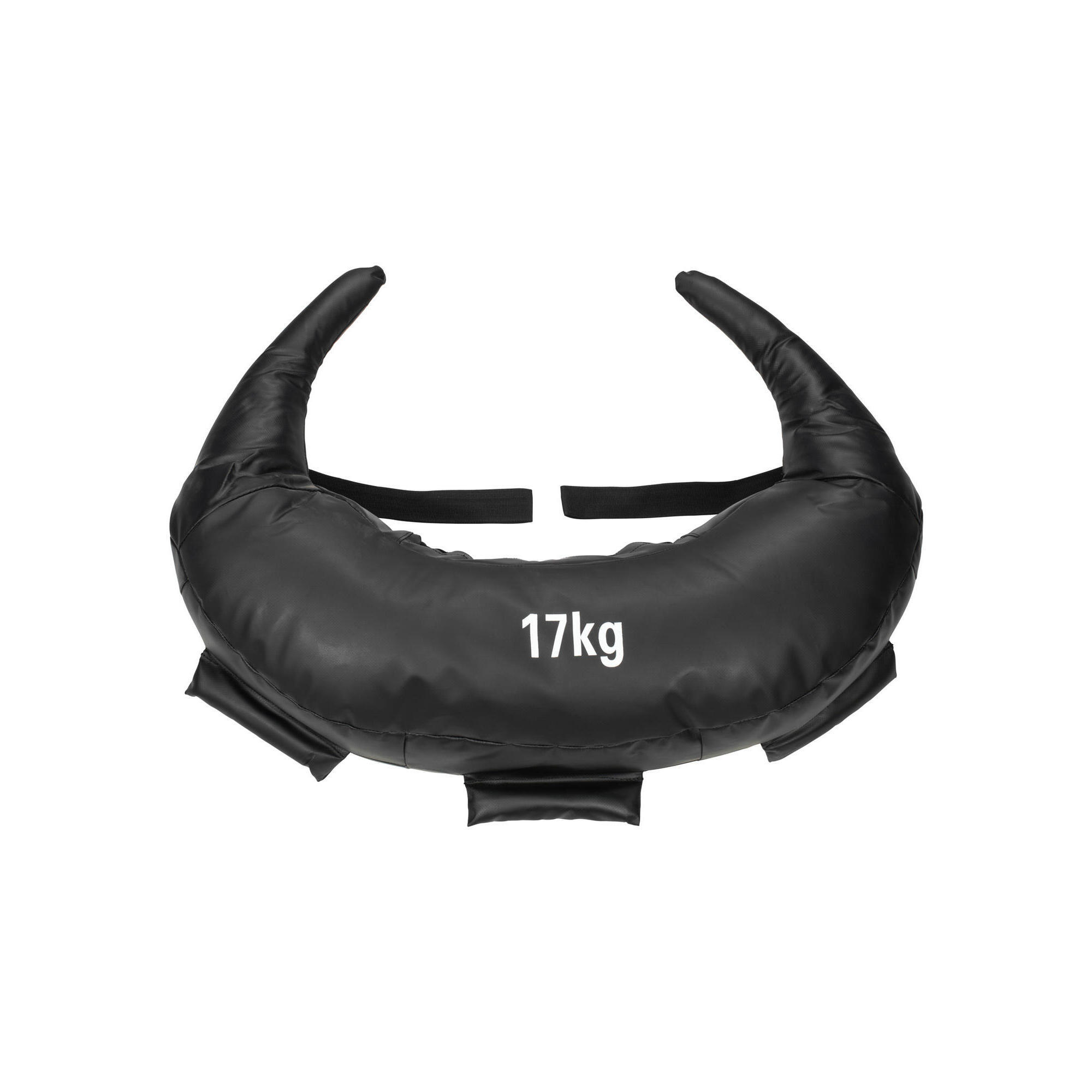 Gorilla Sports - Bulgarian Fitness Bag Noir | Accessoire Musculation | Poids Au Choix - Sac Lesté - Noir - 17 Kg - Decathlon