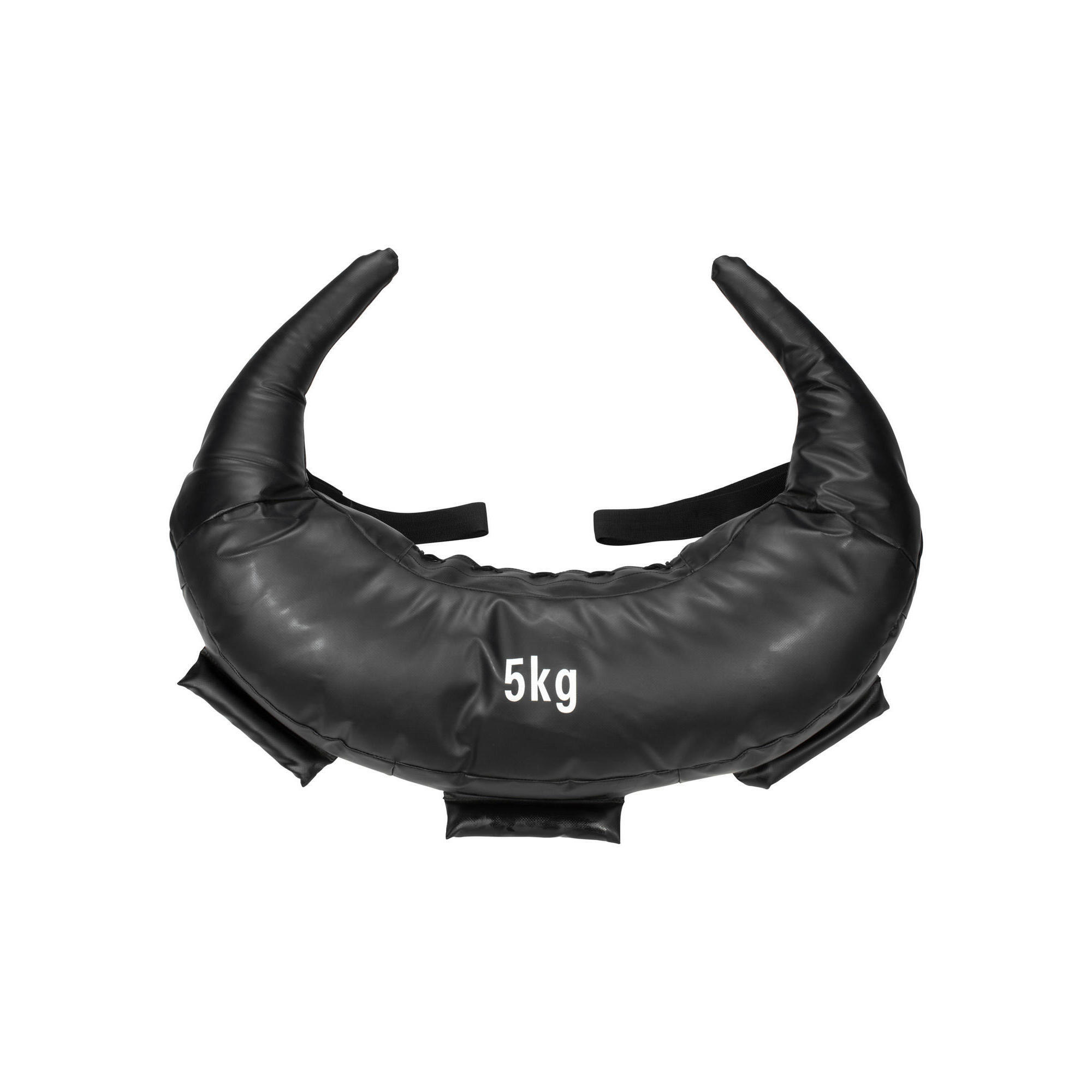 Gorilla Sports - Bulgarian Fitness Bag Noir | Accessoire Musculation | Poids Au Choix - Sac Lesté - Noir - 5 Kg - Decathlon