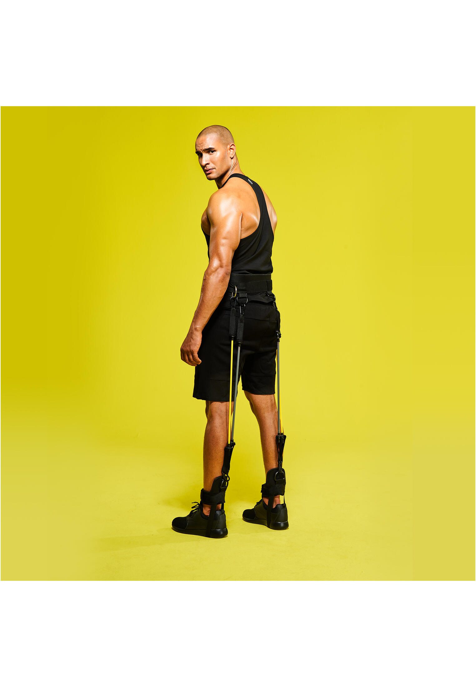 GORILLA SPORTS CEINTURE À RÉSISTANCE POUR TRAVAIL DE LA DÉTENTE | CROSS TRAINING 5/7
