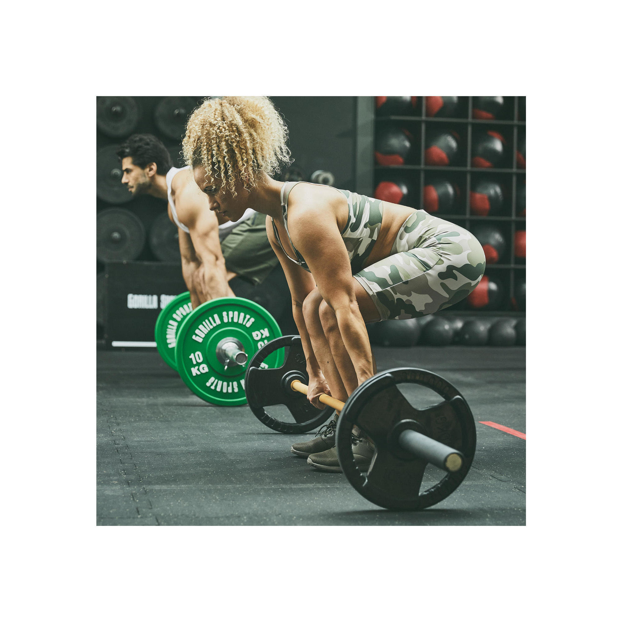 GORILLA SPORTS OLYMPIC BAR CHROME 220CM | 20KG DIAM 50MM | MAX 450KG