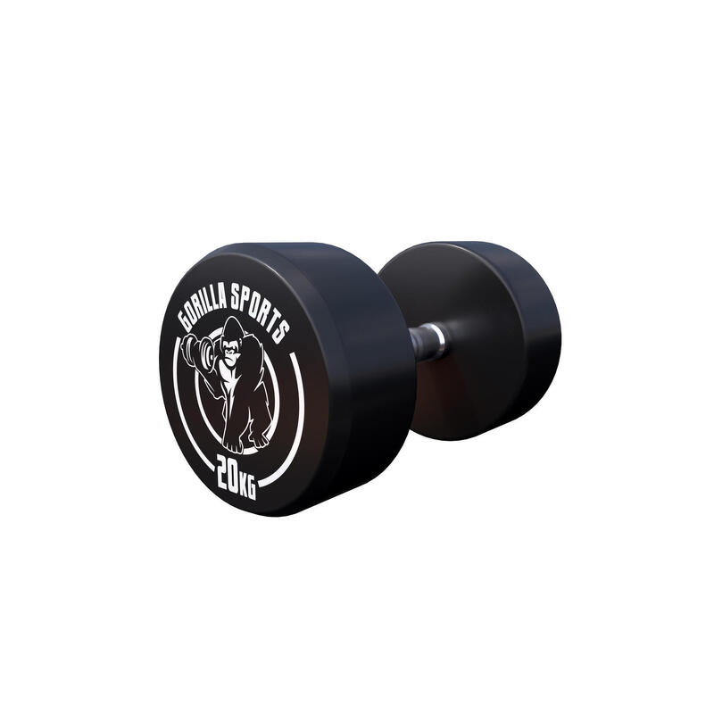 Dumbbell - 20 kg - Halter - Vaste dumbell - Gietijzer