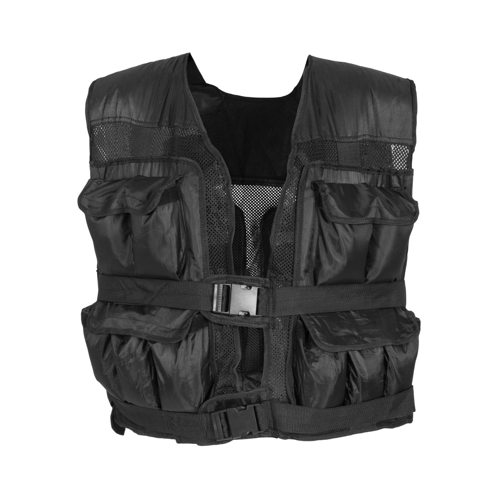 GORILLA SPORTS Colete de peso preto