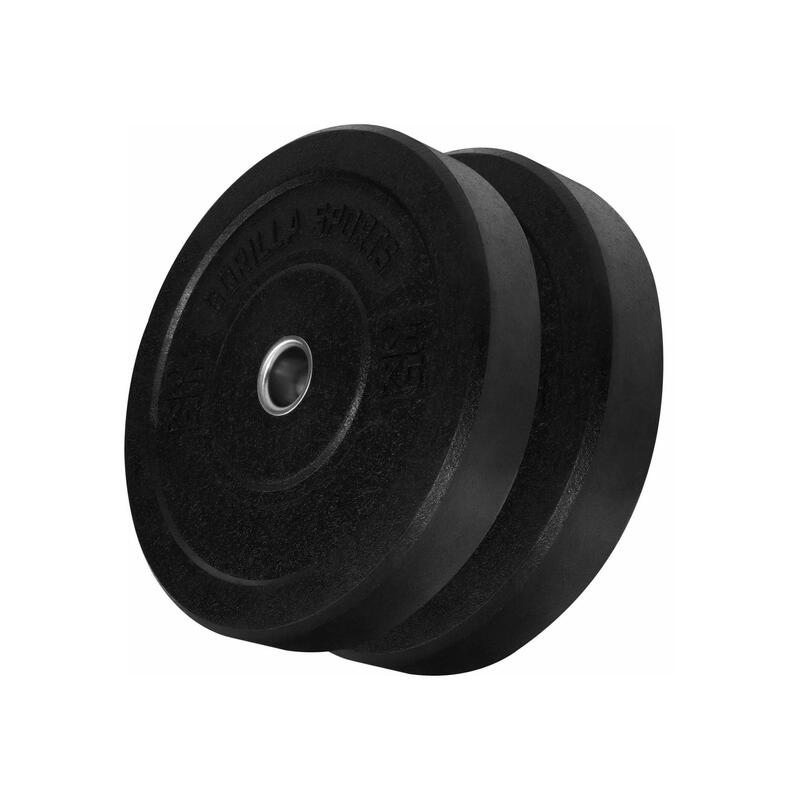 GORILLA SPORTS Hi Temp Bumper Plates 5 kg - 25 kg