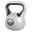 Kettlebell Trendy - Kunststof - 20 kg - Grijs - Zwart