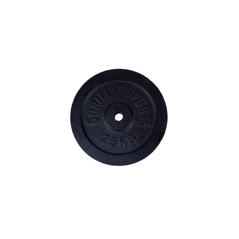 Disc din fontă 30/31 mm 25 kg Negru