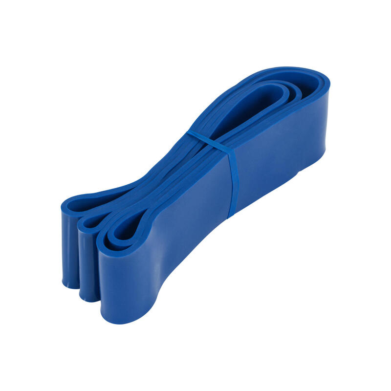 Banda elastica pentru antrenament de fitness 64 mm, Albastru închis