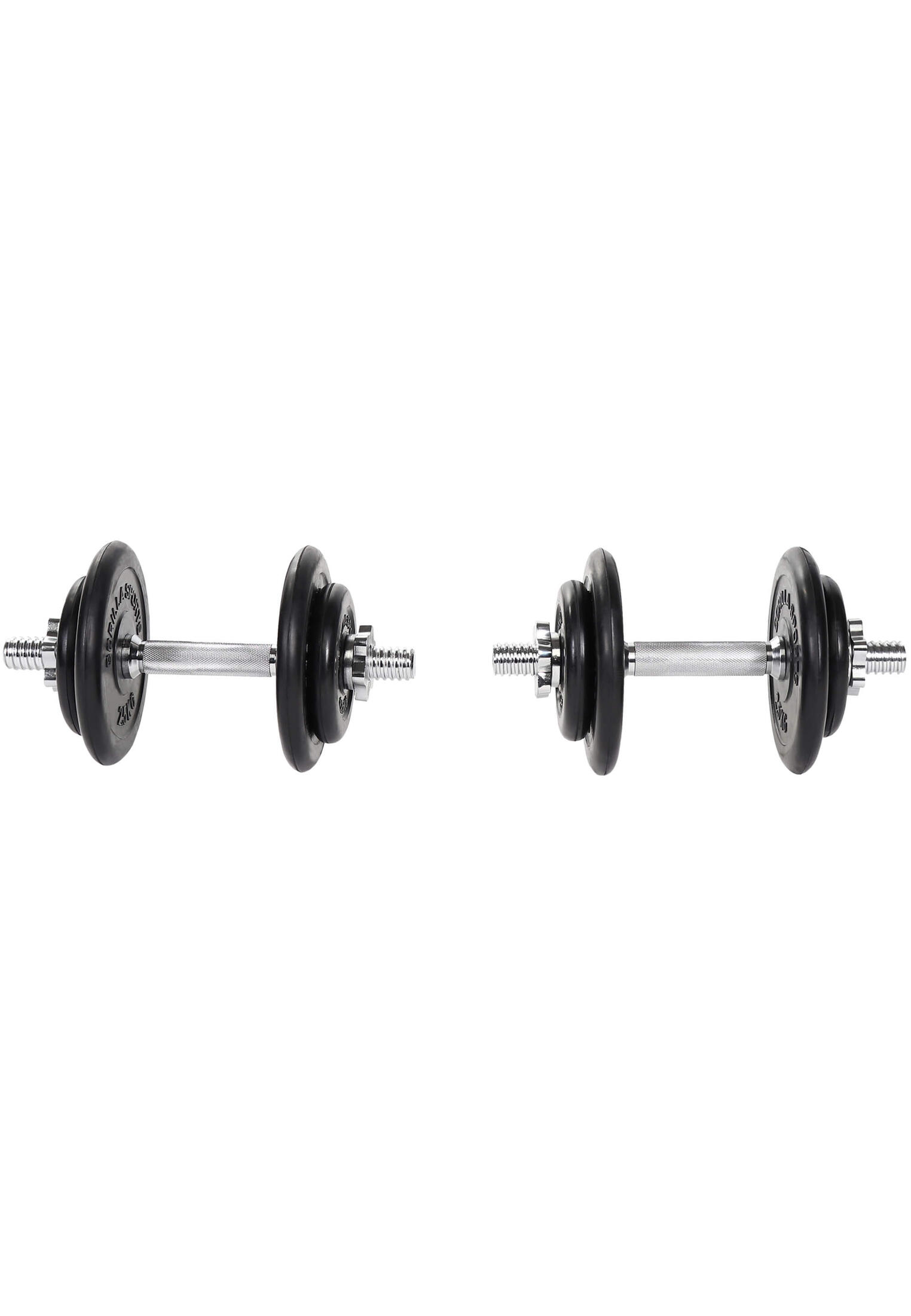 KIT HALTÈRES COURT DE 20KG AVEC DISQUES REVÊTEMENT CAOUTCHOUC | MUSCULATION 2/7