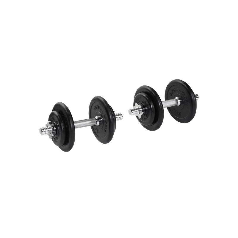 Set gantere cauciucate 20 kg