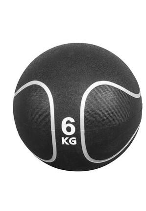 MEDECINE BALL CAOUTCHOUC NOIR ET GRIS | MUSCULATION | AU CHOIX DE 1KG À 10KG