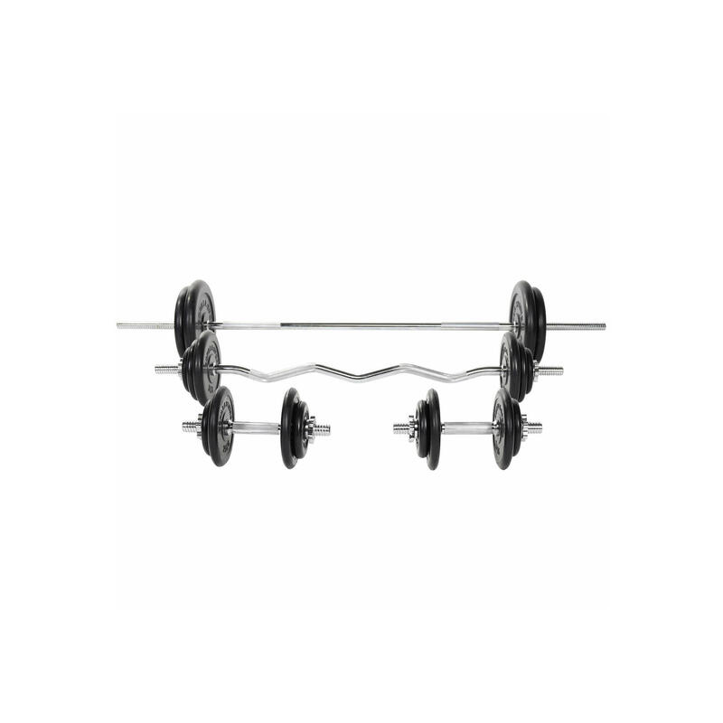 Gorilla Sports Brede roeigreep zwart rubber kopen