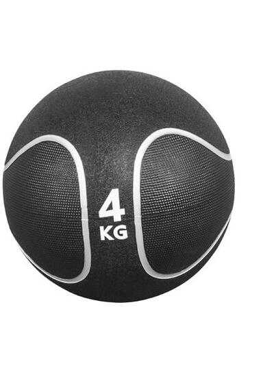MEDECINE BALL CAOUTCHOUC NOIR ET GRIS | MUSCULATION | AU CHOIX DE 1KG À 10KG