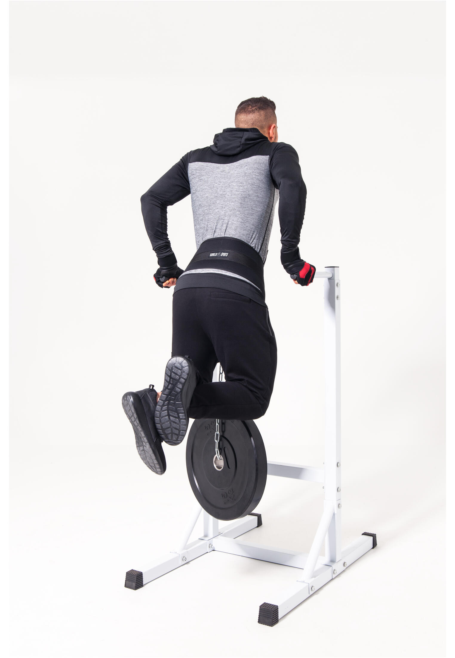 Ceinture De Musculation Lestée Pour Entraînement - Chaîne En Acier, Sangle En Nylon - Pour Squats, Tractions, Renforcement Taille - 4