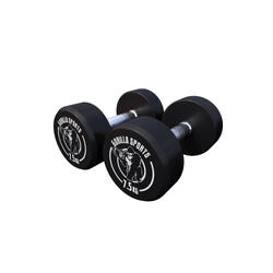 Dumbbell set 15 kg - Halterset - 2x7,5 kg - Dumbells - Gietijzer