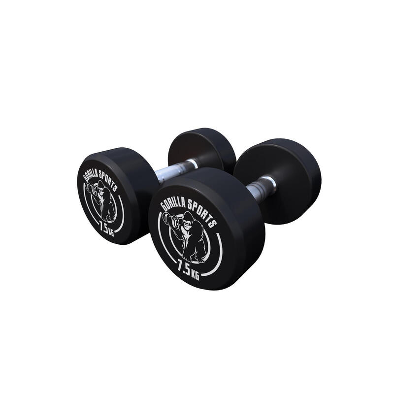 HALTÈRE MONOBLOC ROND | MUSCULATION | AU CHOIX DE 2,5KG À 40 KG