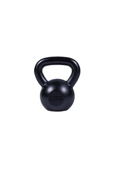 Kettlebell - 2 bis 32 kg Gewichte, Silber oder Schwarz - Kugelhantel