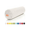 Yoga Bolster - Zandkleur - 65 x 20 cm - Yoga kussen - Rond