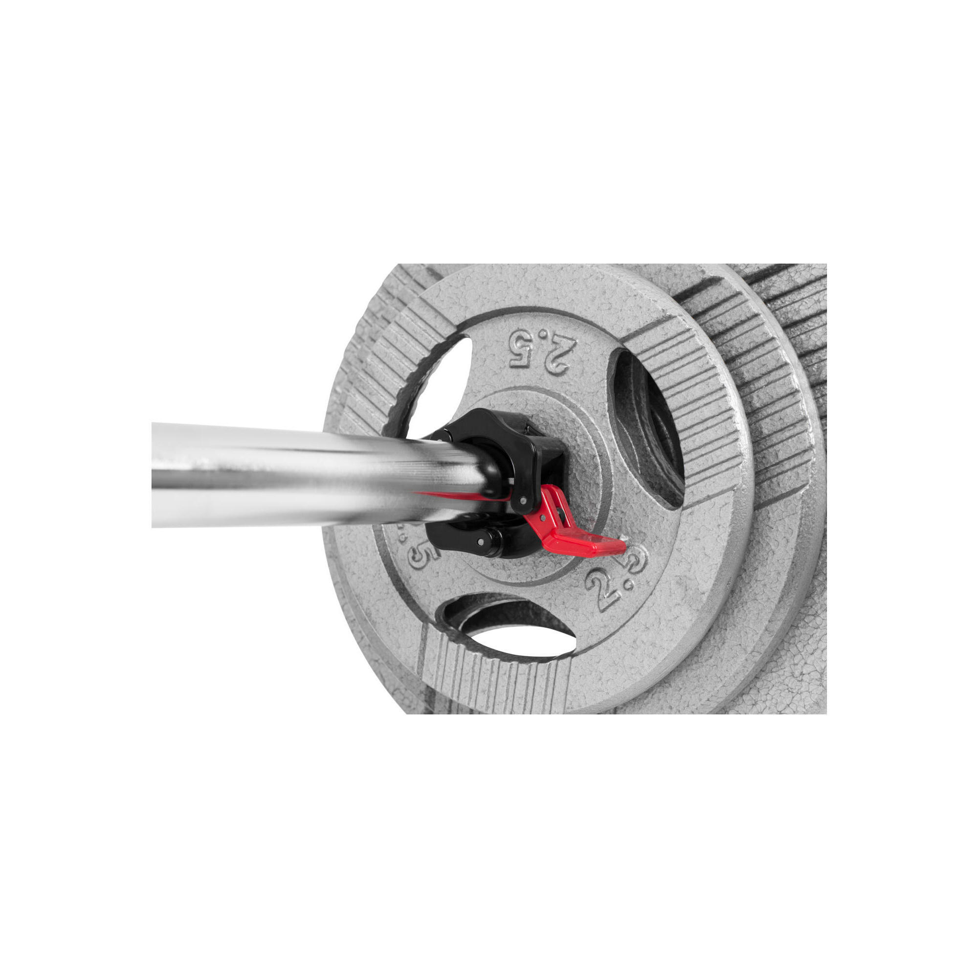 Cierres Mancuernas Liberaci n R pida Gorilla Sports Rojo Negro Di metro 30 31 mm